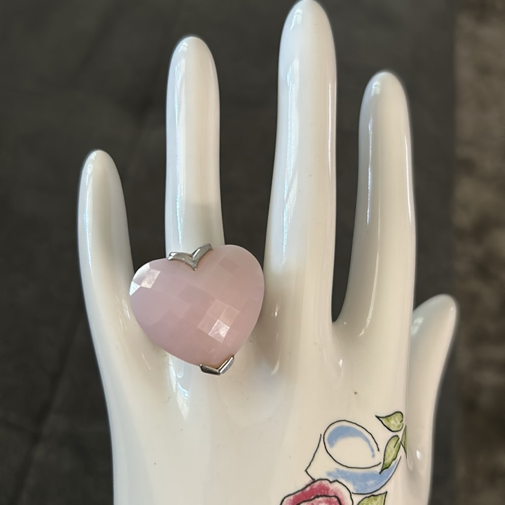 Thomas Sabo pink quartz cocktail ring